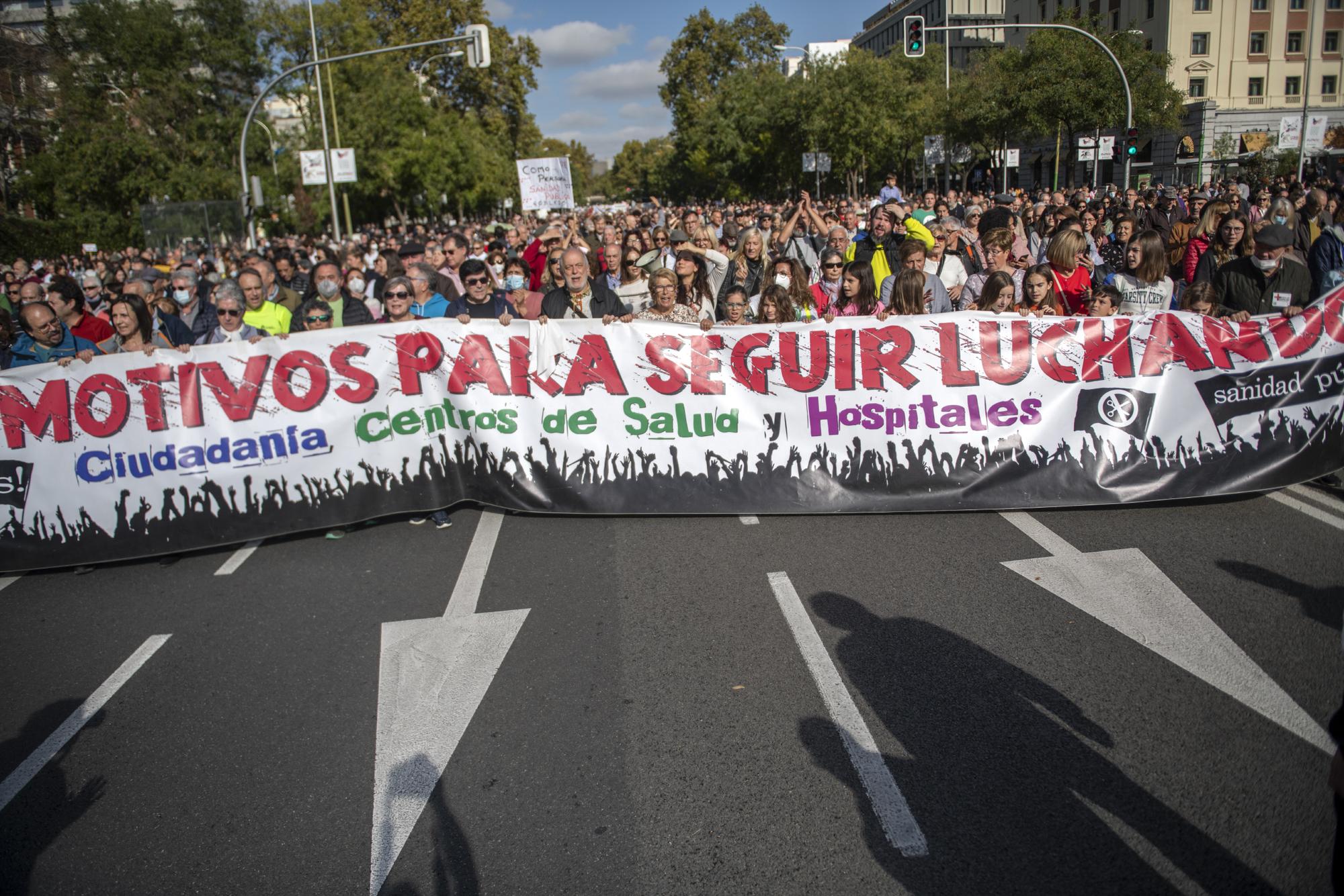 Manifestación por la Sanidad Pública en Madrid - 8